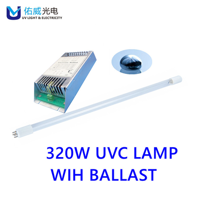 Đèn UVC 320w với chấn lưu Môi trường làm việc ở nhiệt độ cao G13