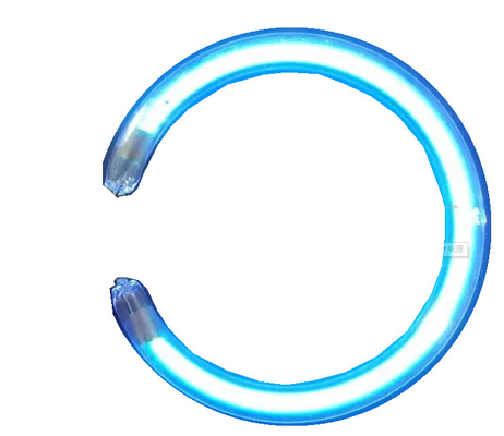 20000 giờ Đèn UV Cathode lạnh 254 Nm Loại vòng tròn Núm vú giả