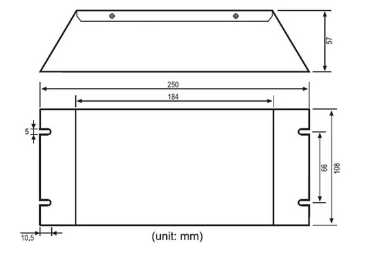 Tăng phô điện tử làm mờ 320W cho lò phản ứng đèn diệt khuẩn Amalgam đôi