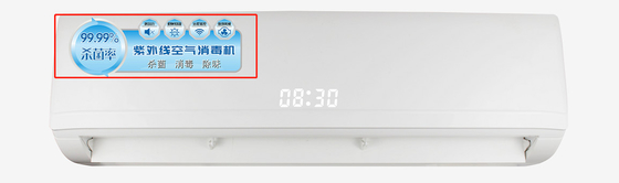 190W 100m2 Sản phẩm Máy lọc không khí di động Máy lọc không khí treo trên tường