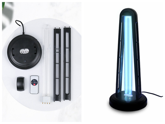đèn bàn tia cực tím có thể tháo rời 38w với điều khiển từ xa