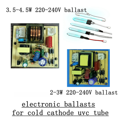 Bóng đèn cực tím lạnh 3w tùy chỉnh Ống ánh sáng UVC diệt khuẩn 254nm
