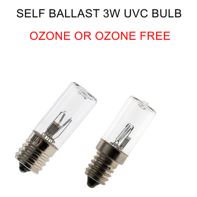 Tủ khử trùng tự chấn lưu chống virus Ozone E14 UVC Light Bulb
