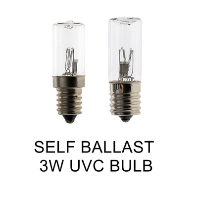 Tủ khử trùng tự chấn lưu chống virus Ozone E14 UVC Light Bulb