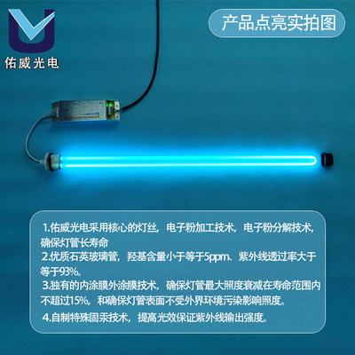 Công nghiệp U Shape UVC Light Odor Purifying 40w Amalgam LTC24W/2G11