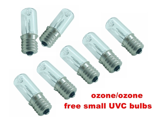 10V 12V DC Biến tần UV Đèn diệt khuẩn 3W Giá đỡ đèn E17 tự chấn lưu