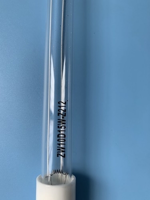 Thạch anh 10W 212mm Thải khí thải Ống đèn UV Diệt Mite Đèn khử trùng UVC