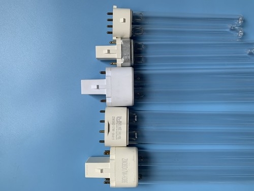 H Shape 40W UV Light Tubes Chiều dài 533mm G23 UVC Đèn diệt khuẩn bằng tia cực tím